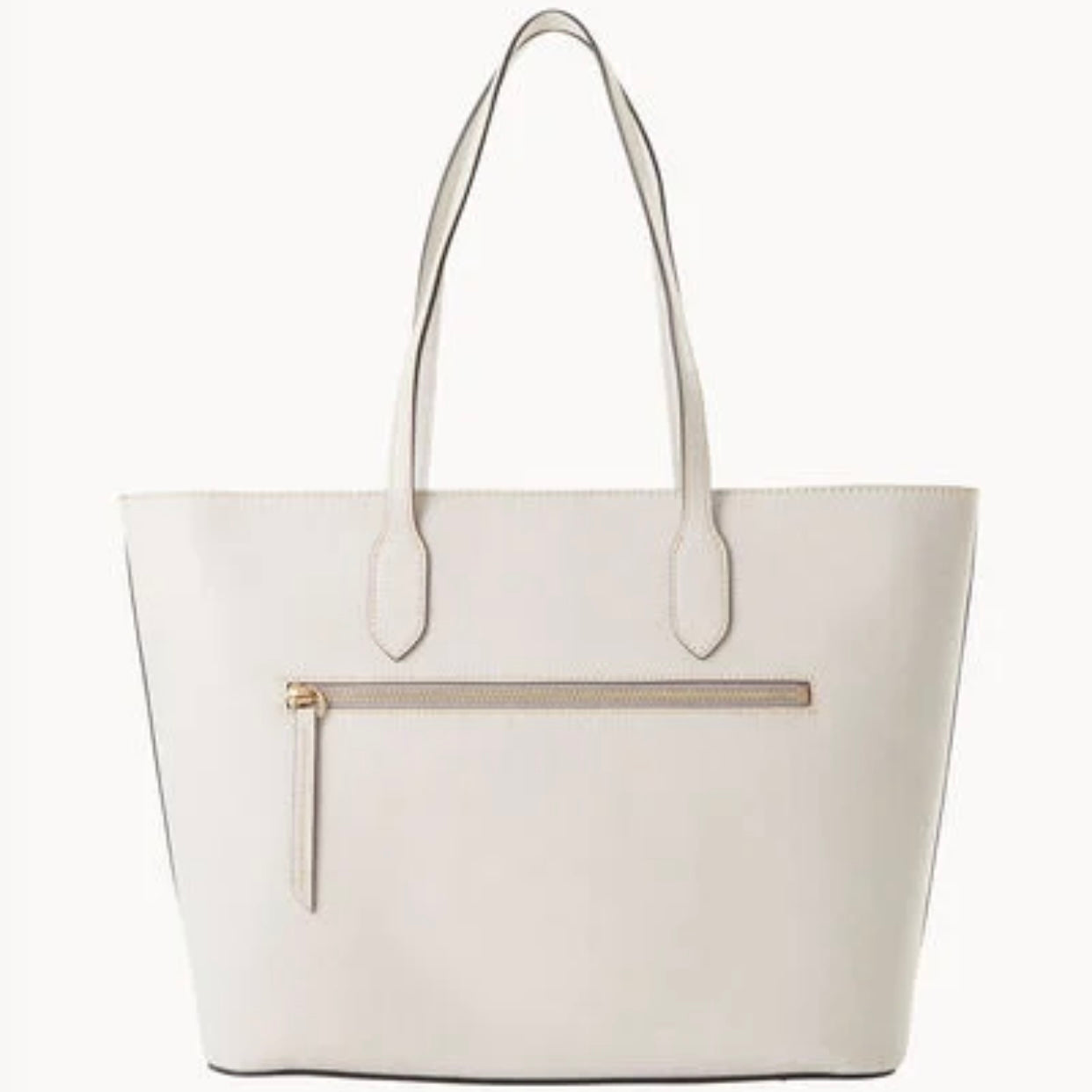 DOONEY & BOURKE Large Saffiano Tote in Ecru NWT