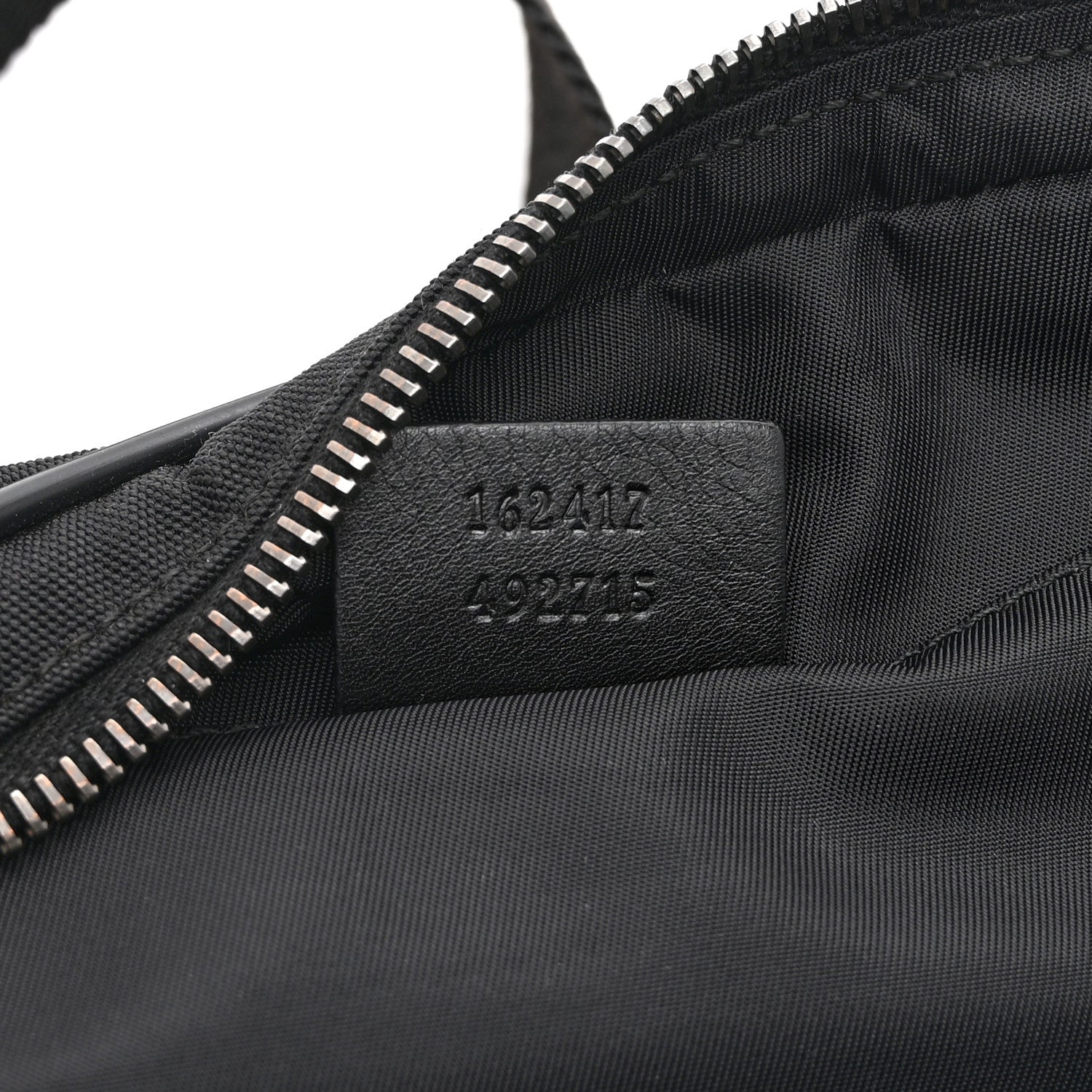 Guccissima Nylon Belt Bag  Black
