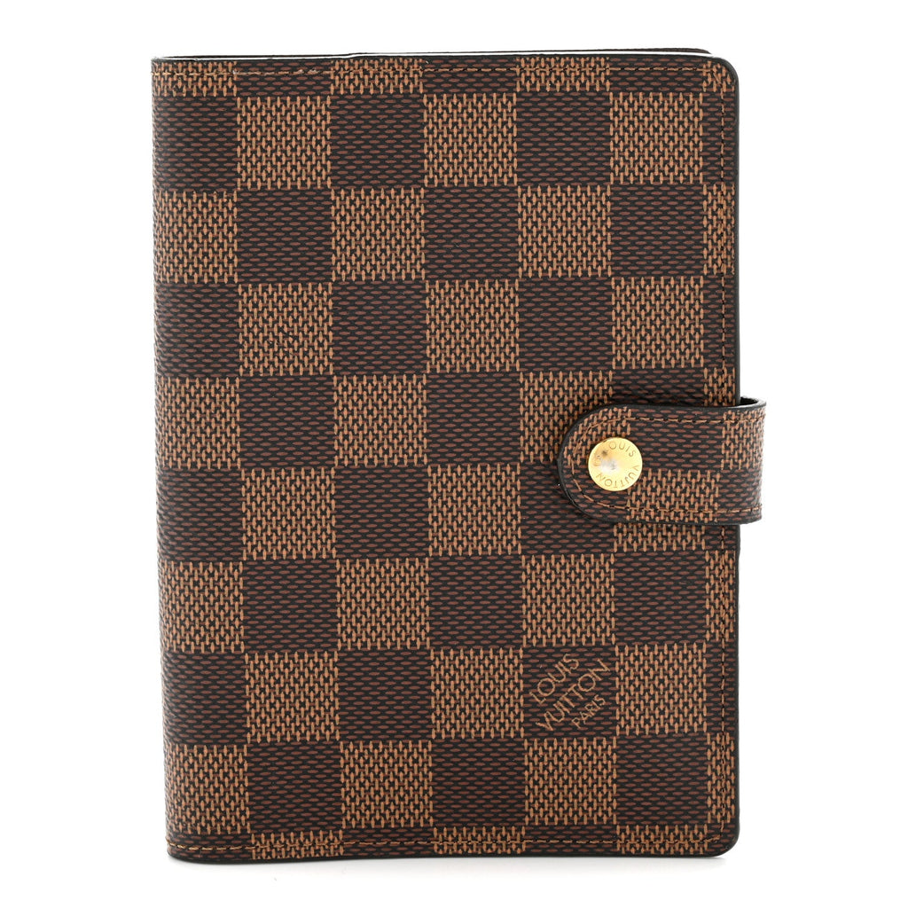 Damier Ebene Small Ring Agenda Cover