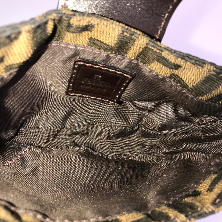 FENDI Zucca Mini Croissants Hand bag