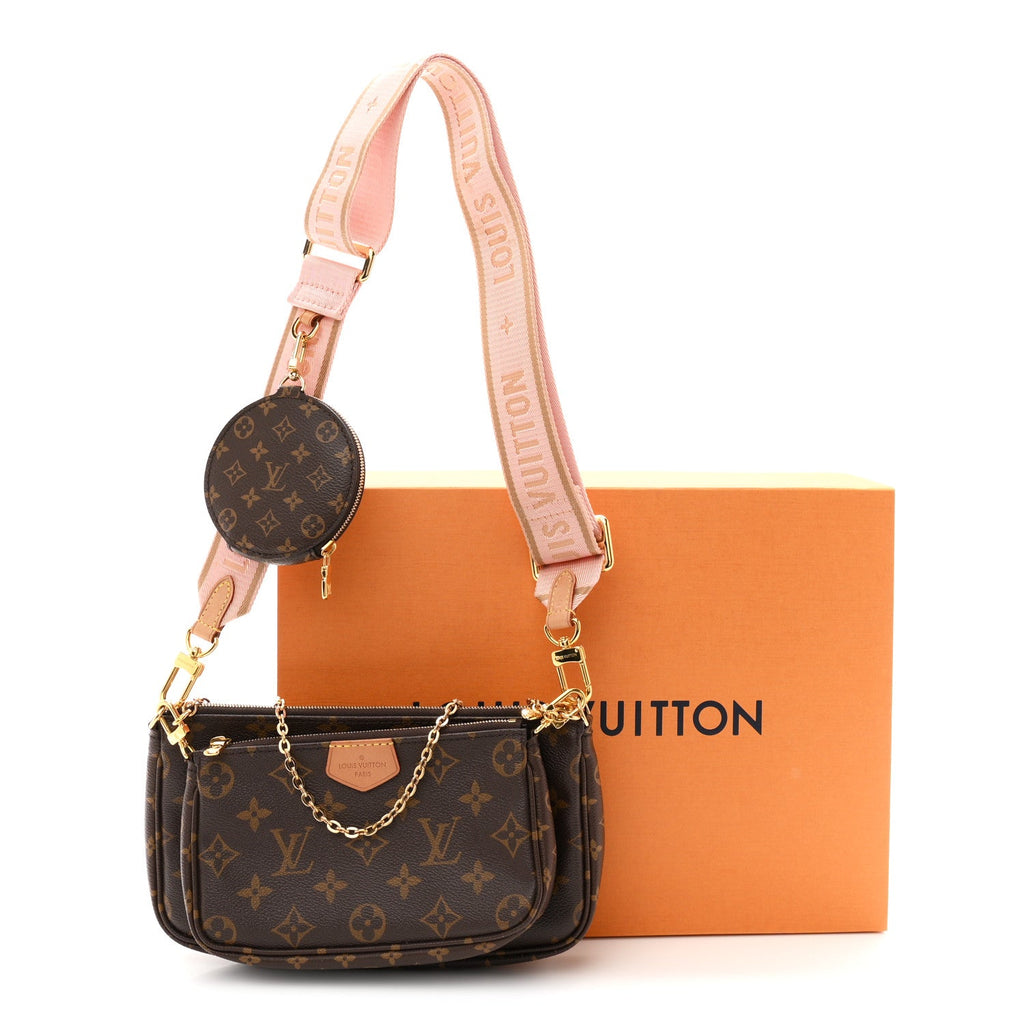 Monogram Multi Pochette Accessories Rose Clair