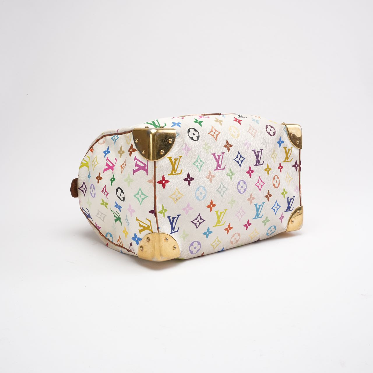 Louis Vuitton Vintage White Murakami Speedy 30 Bag 2005