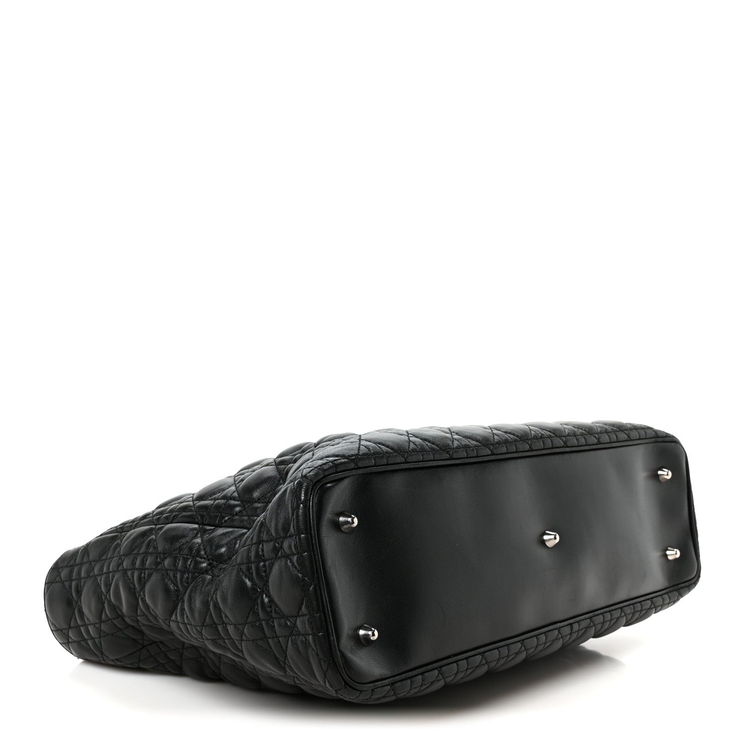 Lambskin Cannage XL Lady Dior Black