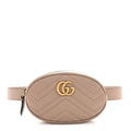 Calfskin Matelasse GG Marmont Belt Bag 85 34 Porcelain Rose