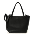 Grained Calfskin Small Park Tote Black
