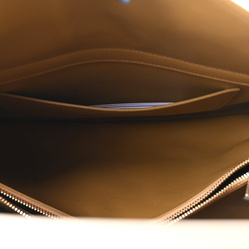 Calfskin Medium Hug Bag Stone Burnt Orcher