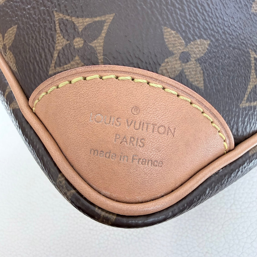 LOUIS VUITTON Monogram Odeon PM Natural Shoulder bag/Crossbody Handbag