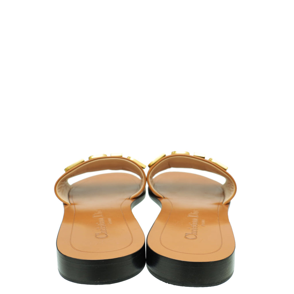 Christian Dior Brown Dio(r)evolution Slide Sandals 36