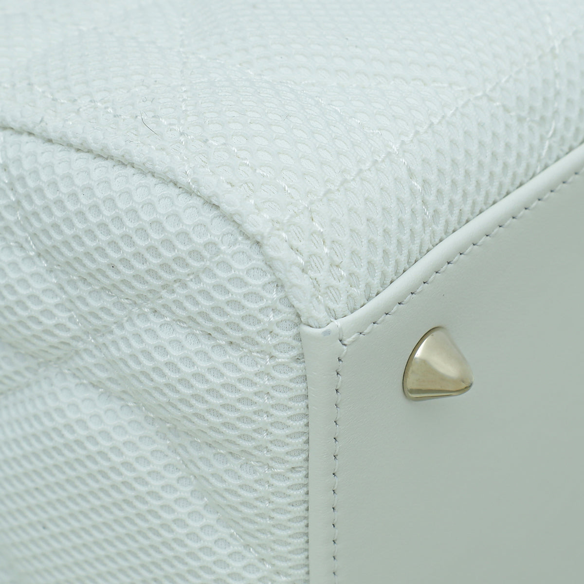 Christian Dior White Lady Dior Mesh Medium Bag