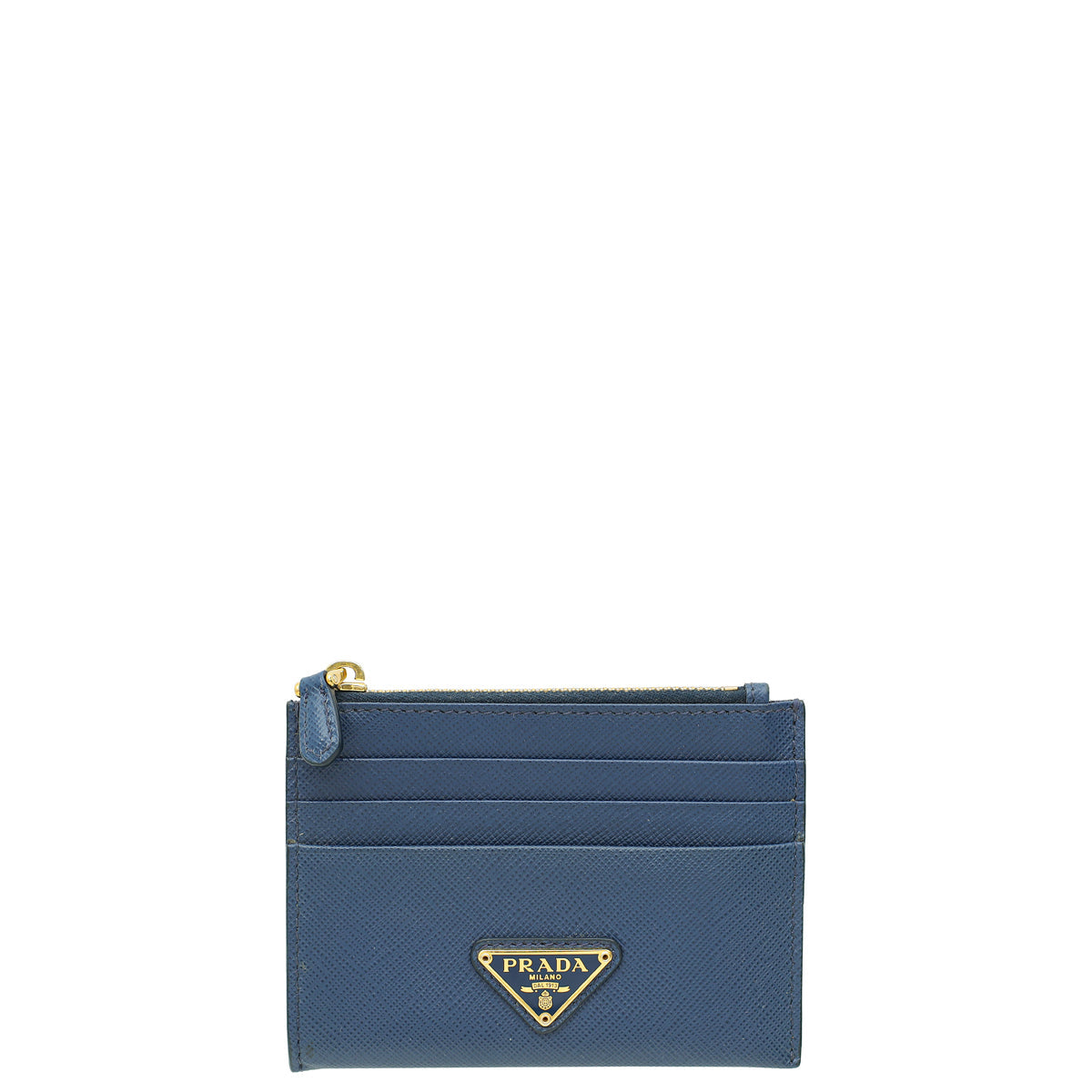 Prada Bluette Zipped Card Wallet