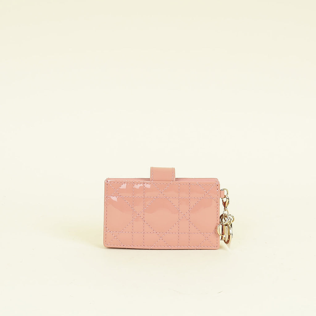 Christian Dior Pink Lady Dior Jasmine Card Holder