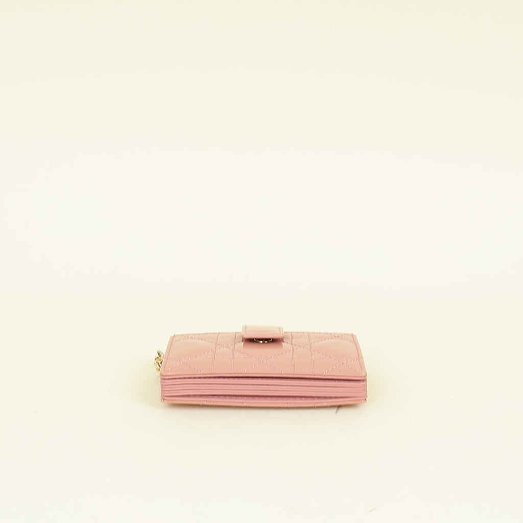 Christian Dior Pink Lady Dior Jasmine Card Holder