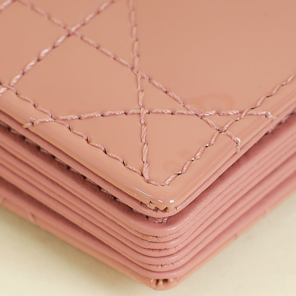Christian Dior Pink Lady Dior Jasmine Card Holder