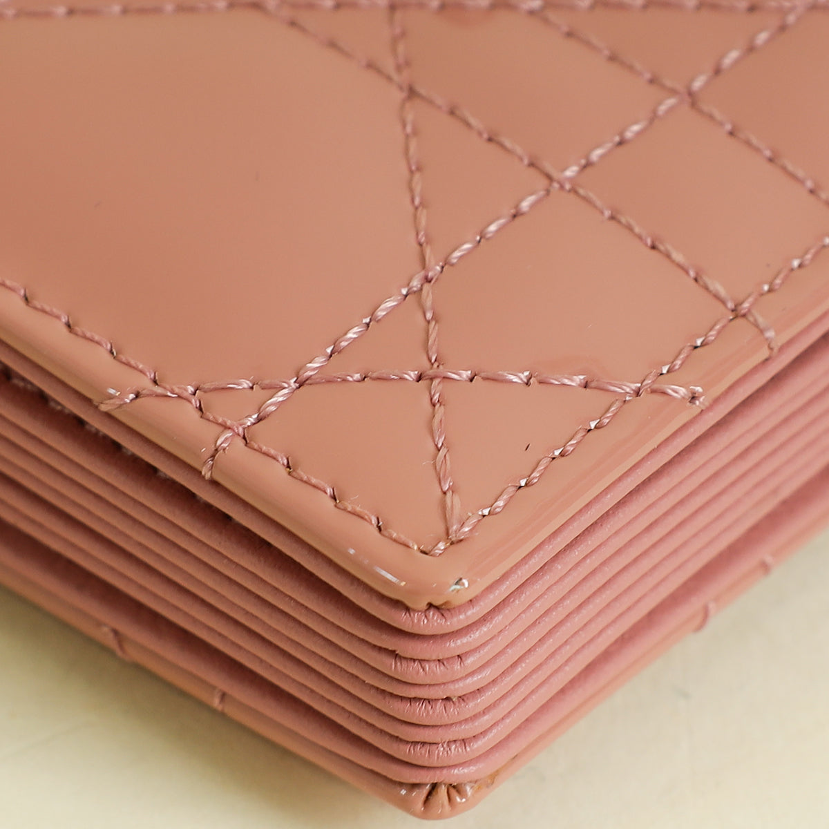 Christian Dior Pink Lady Dior Jasmine Card Holder