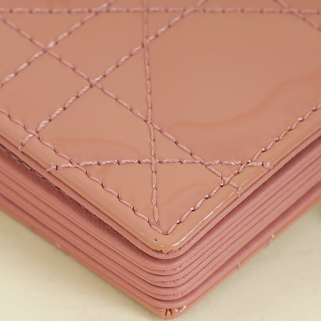 Christian Dior Pink Lady Dior Jasmine Card Holder
