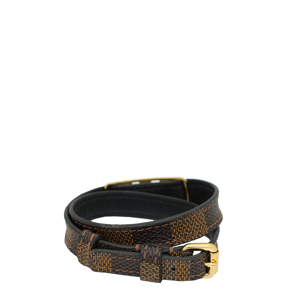 Louis Vuitton Damier Ebene BC Sign It Bracelet 19