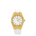 Audemars Piguet Rose Gold Diamond Royal Oak 33mm Watch