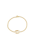 Cartier 18K Yellow Gold Love Interlocking Hoops Bracelet