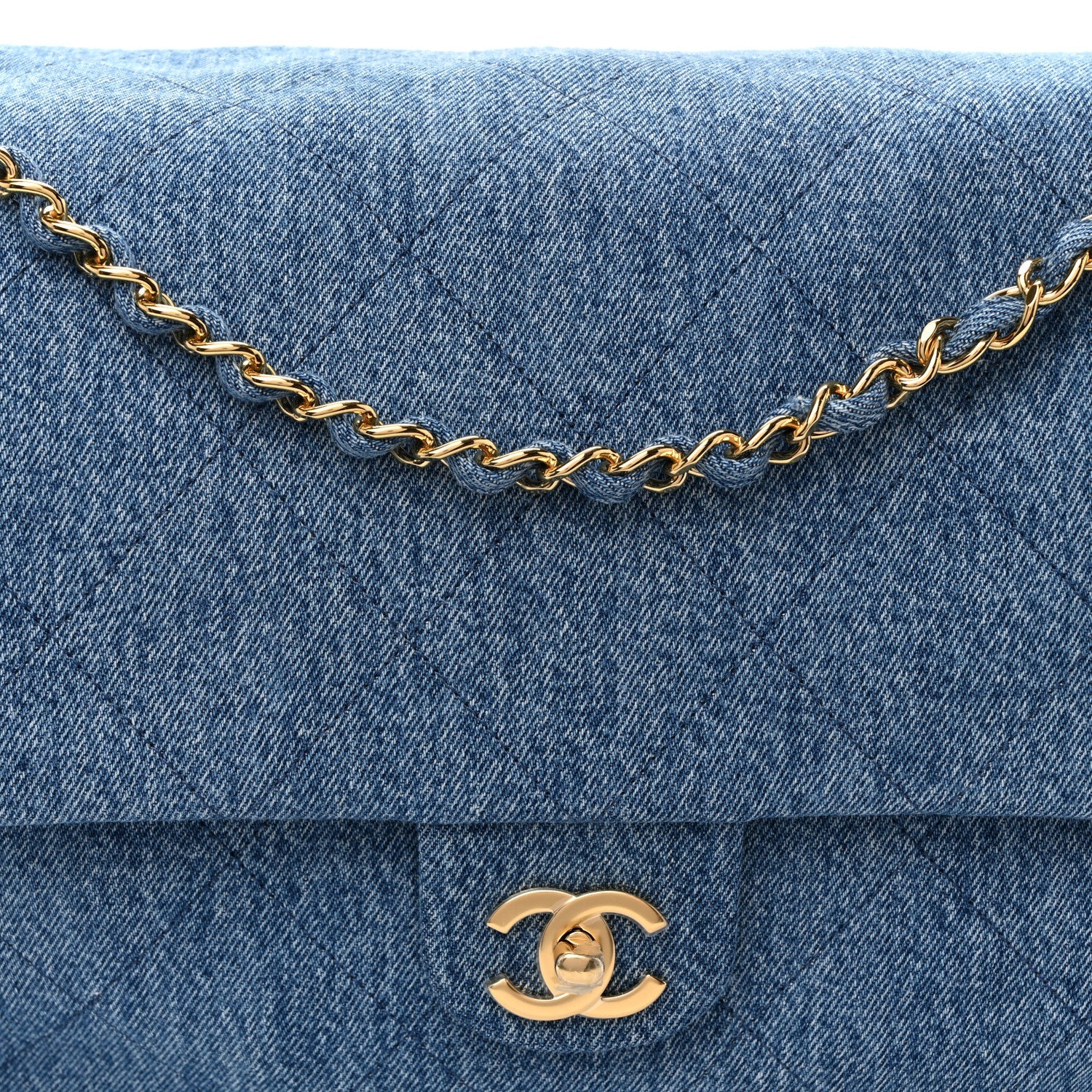 Denim Souplissimo Maxi Flap Blue