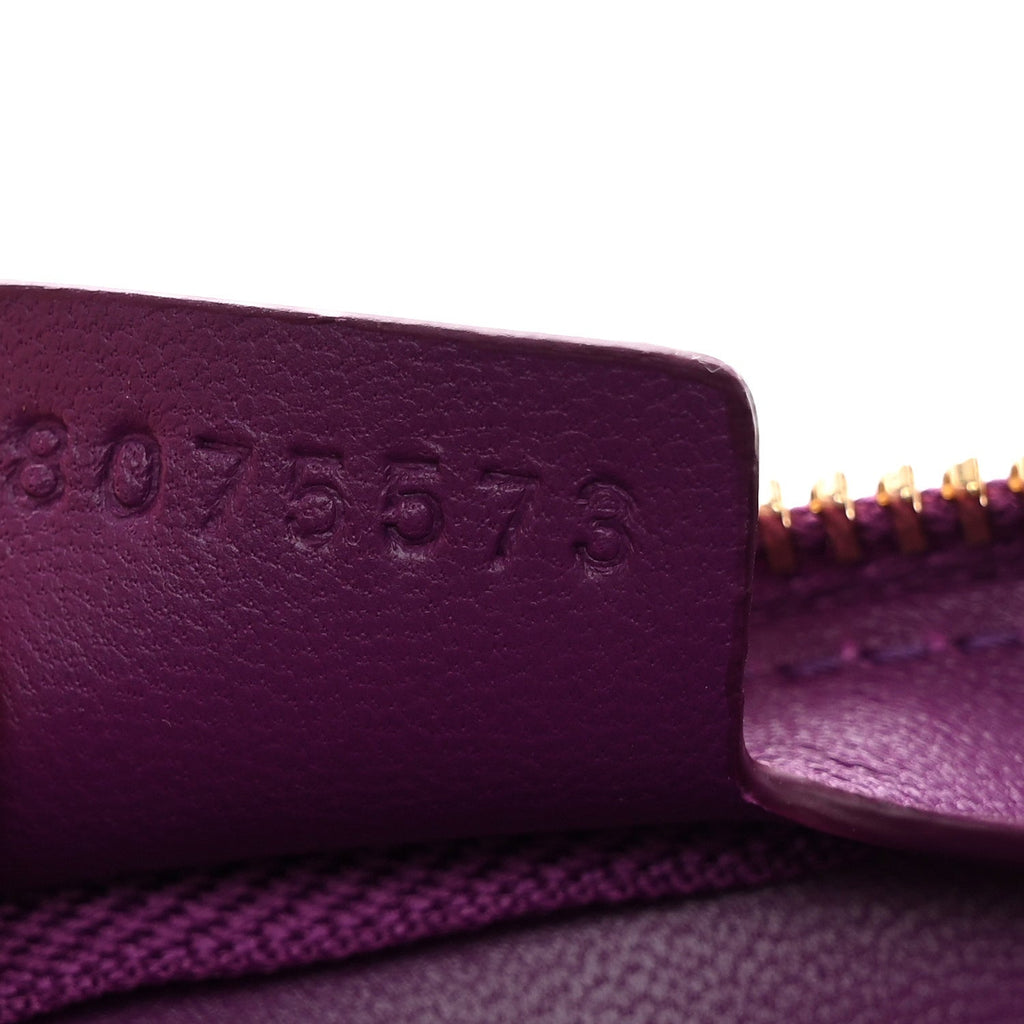 Calfskin Mini Shield Sling Bag Thistle