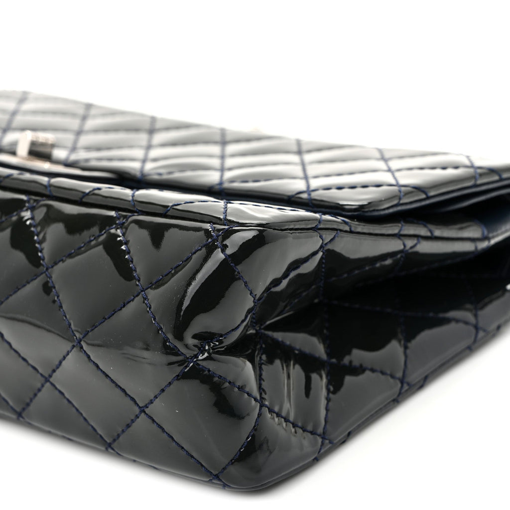 Patent Quilted 2.55 Reissue 226 Flap Blue
