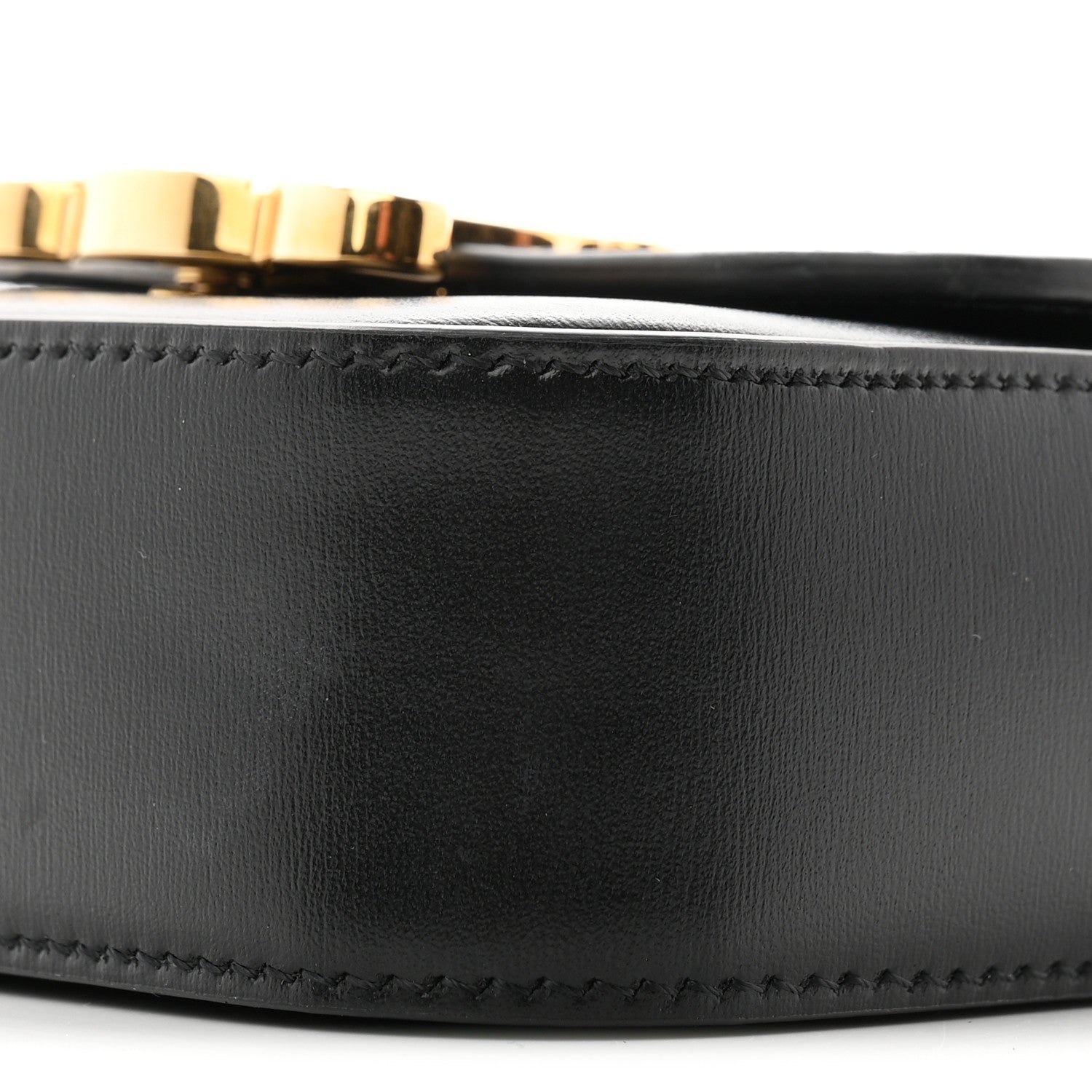 Shiny Calfskin Mini Claude Black