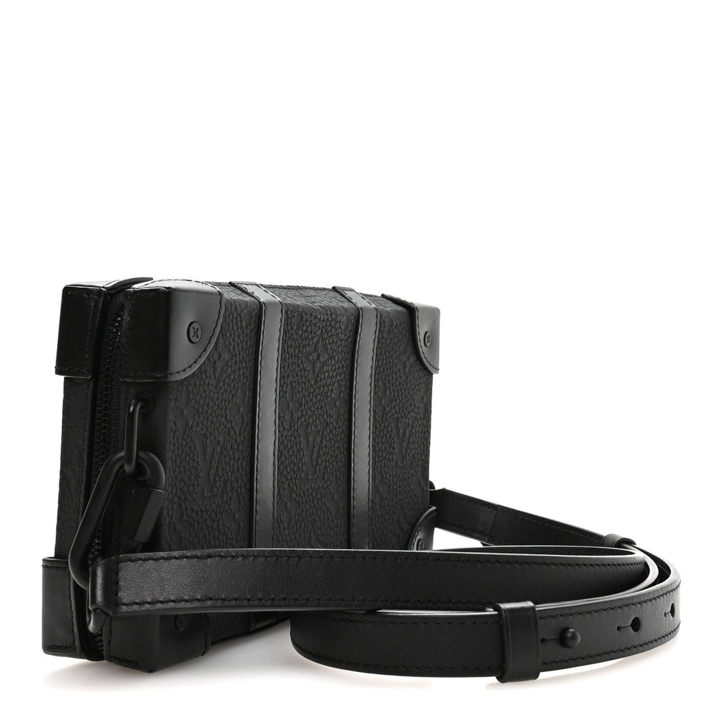 Taurillon Monogram Soft Trunk Wallet Black