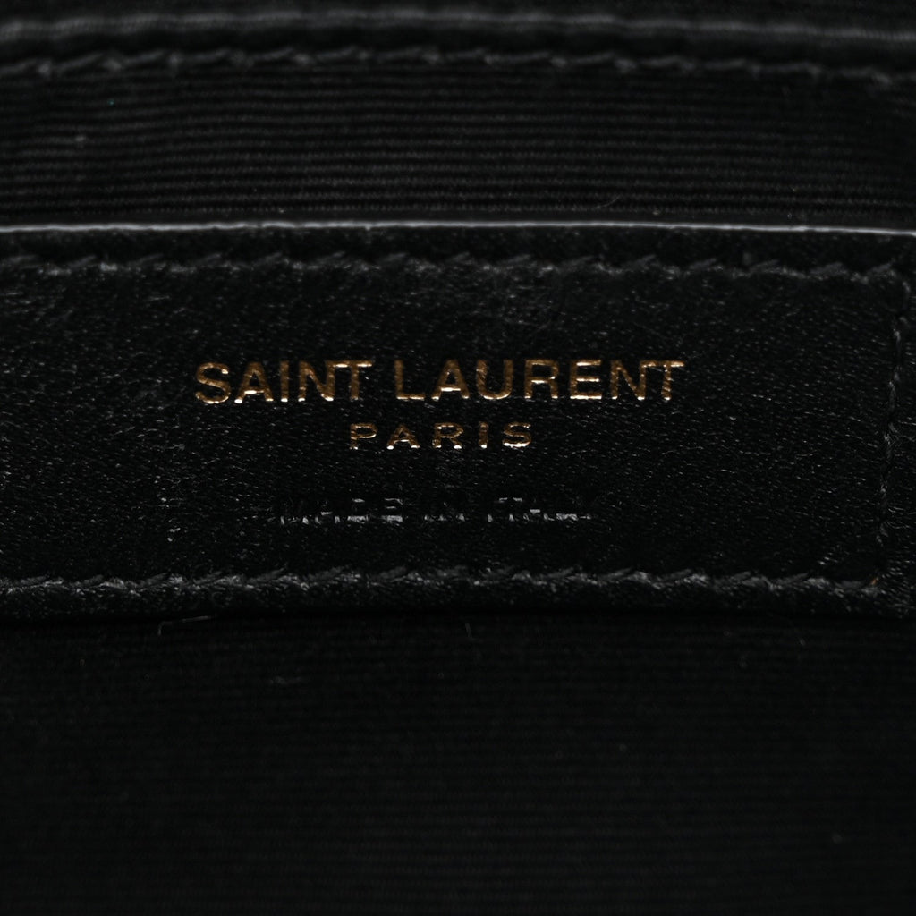 Calfskin Matelasse Monogram Lou Camera Bag Black