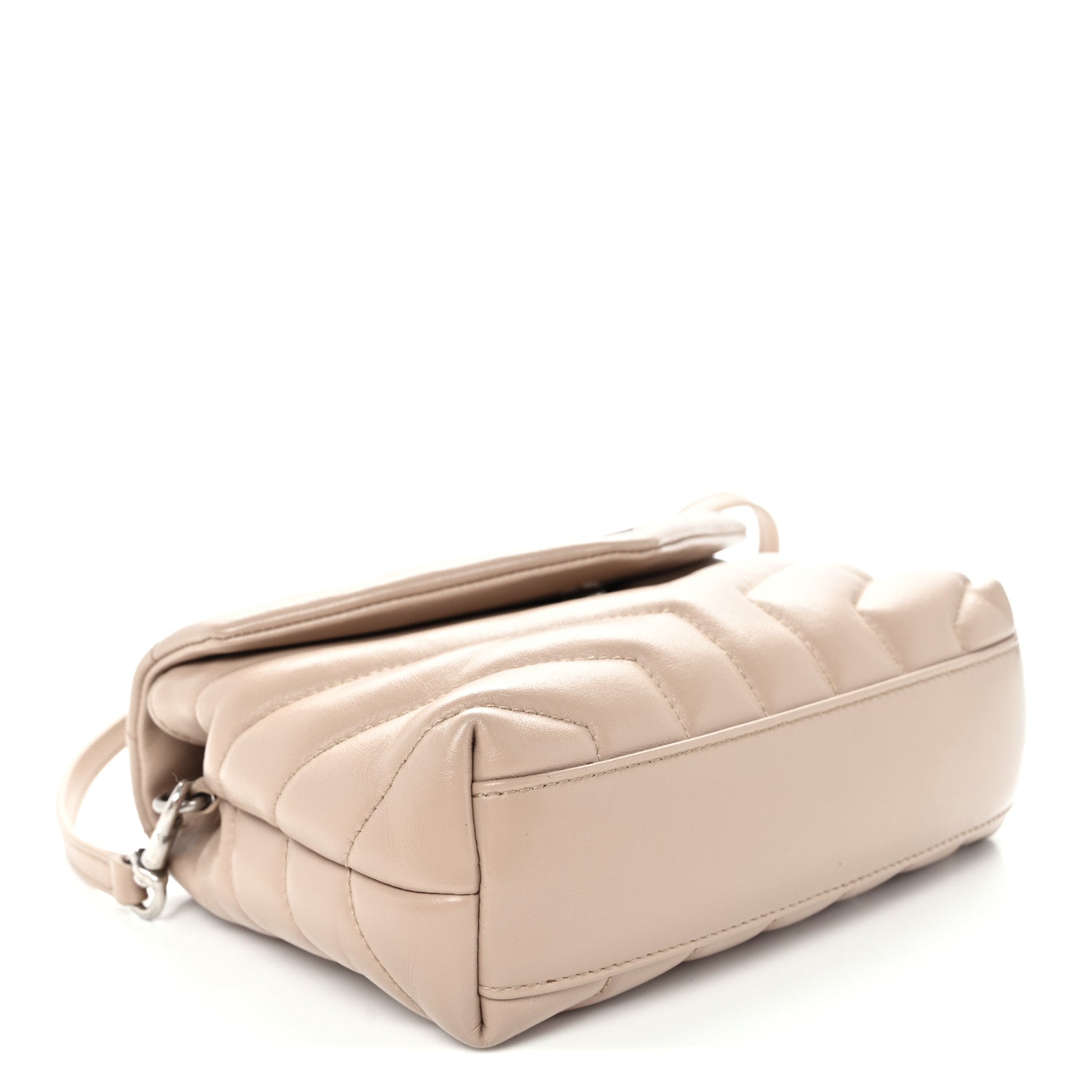 Calfskin Y Quilted Monogram Toy Loulou Crossbody Bag Light Natural