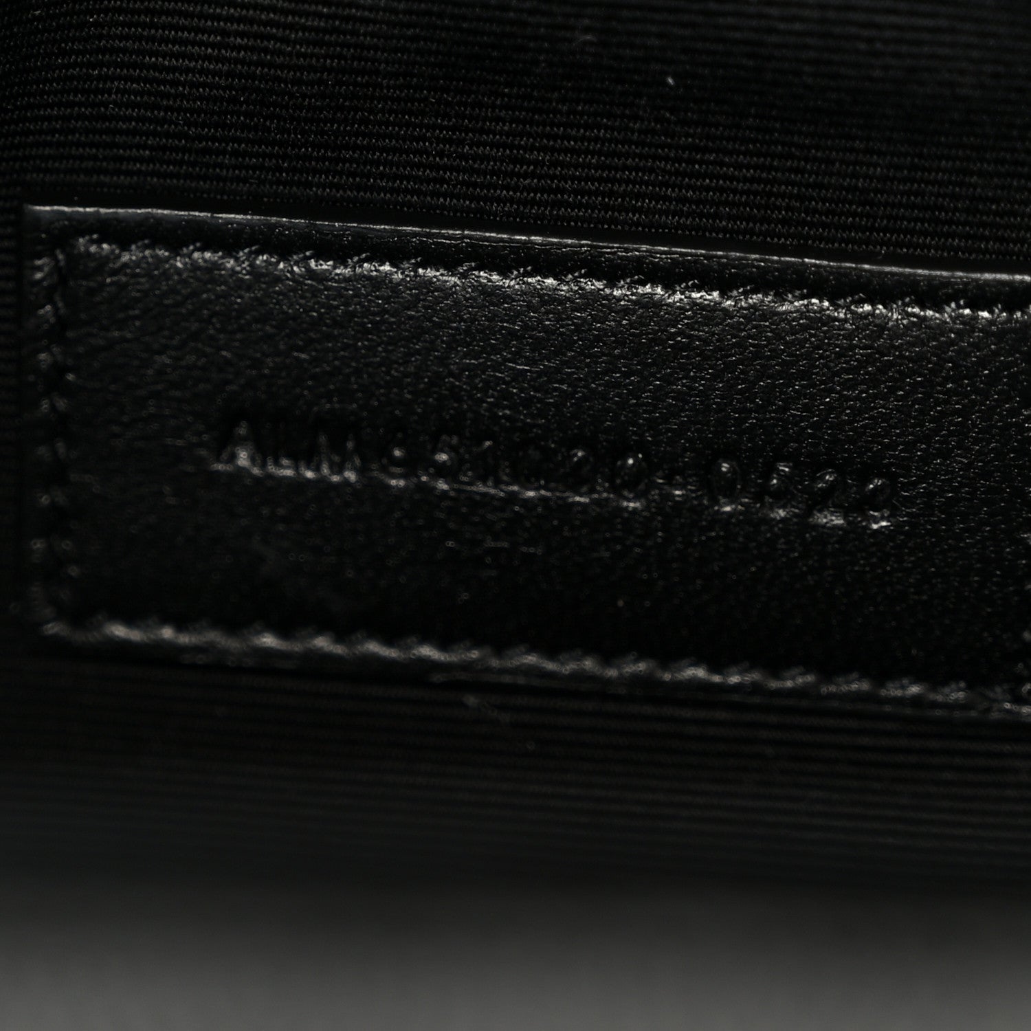 Grain De Poudre Textured Mixed Matelasse Triquilt Monogram Clutch Black