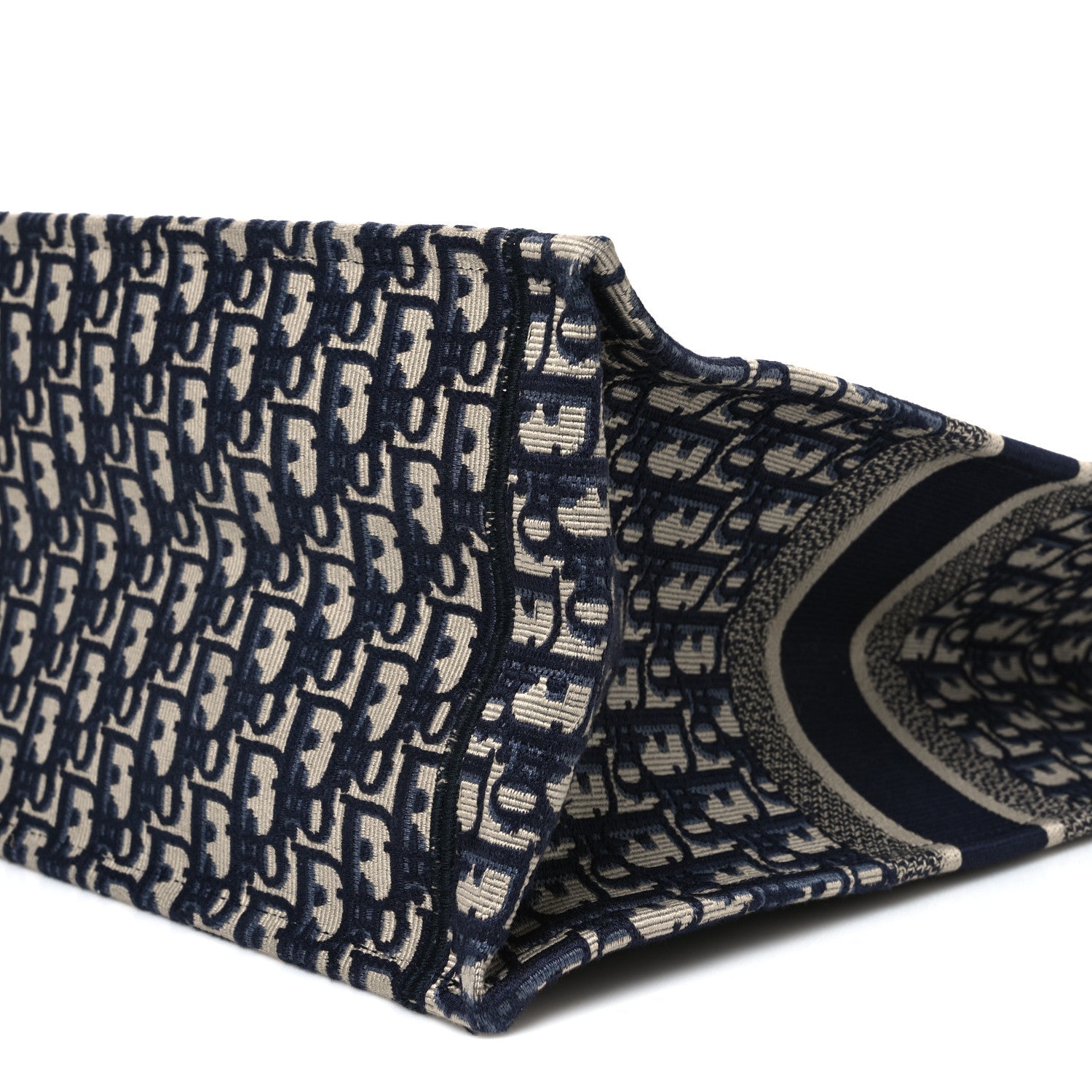 Oblique Large Book Tote Blue Multicolor