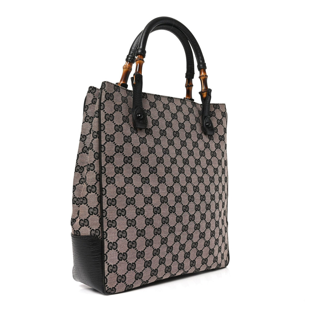 Monogram Bamboo Handle Bag Pink