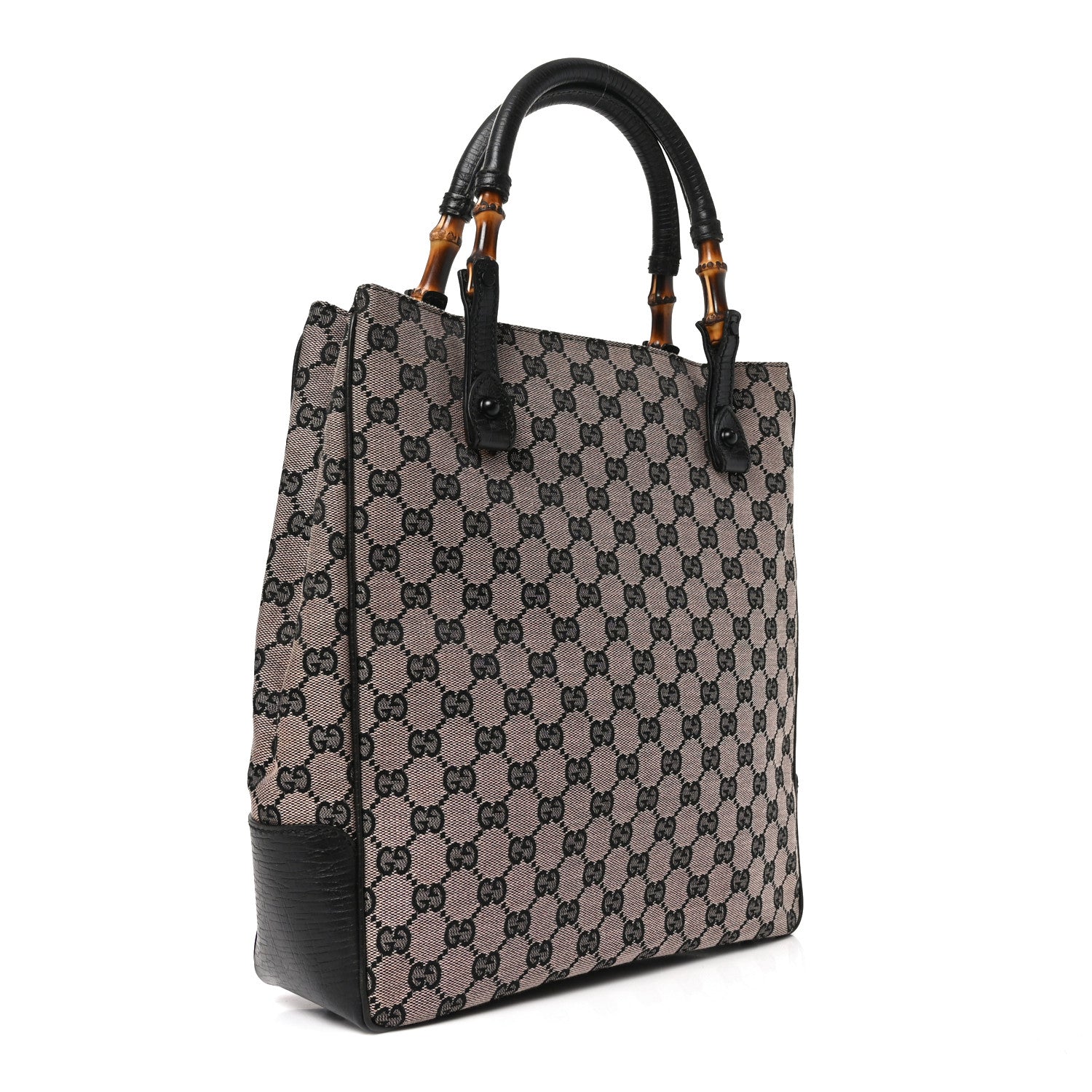 Monogram Bamboo Handle Bag Pink