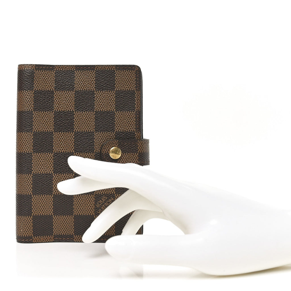 Damier Ebene Small Ring Agenda Cover