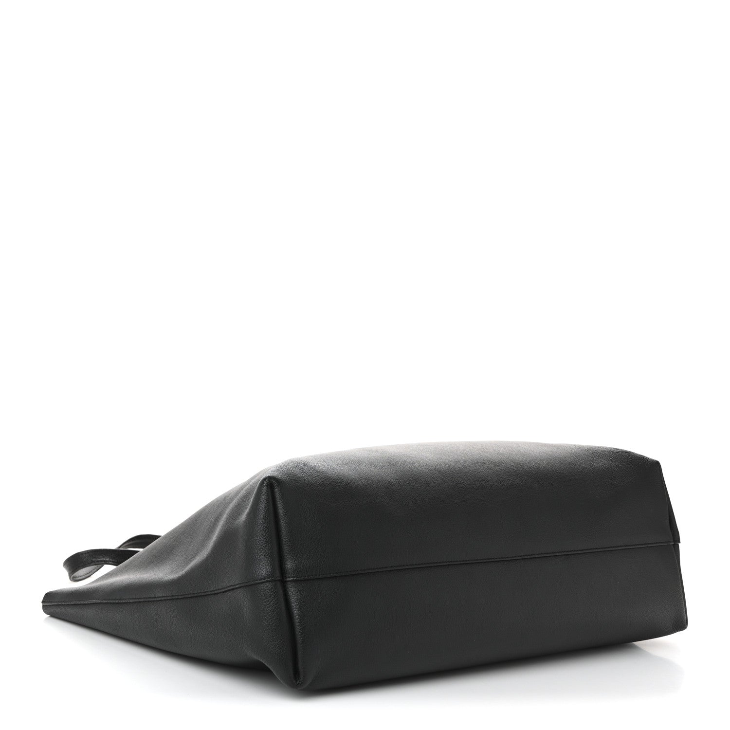 Calfskin Large Shopping Tote Black