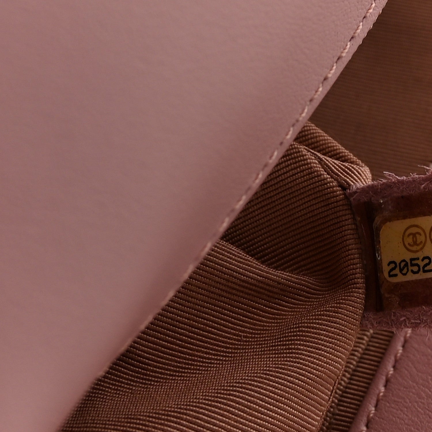 Calfskin Quilted Medium Boy Flap Light Pink