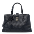 Light Calf Intrecciato Small Roma Tote  Light Tourmaline