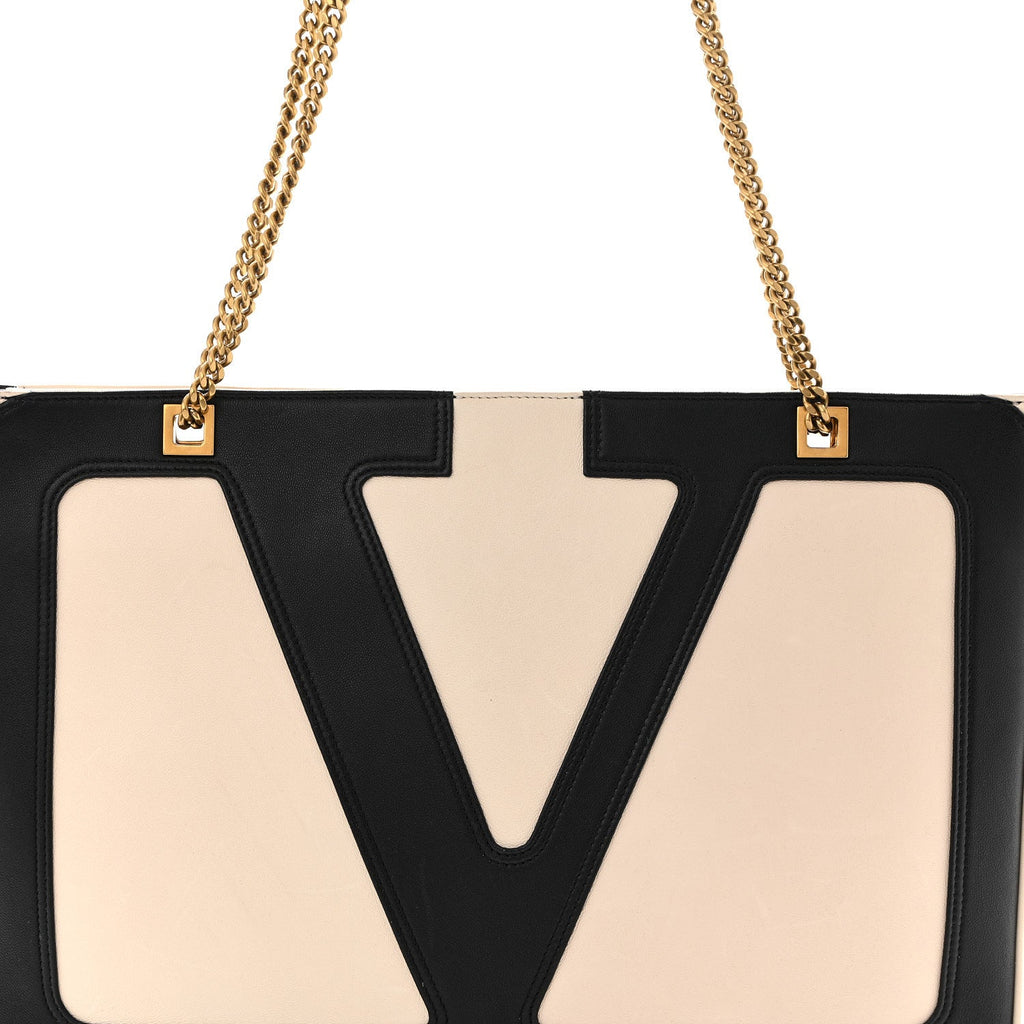 Nappa Medium Viva Superstar Shopping Tote Butter Black