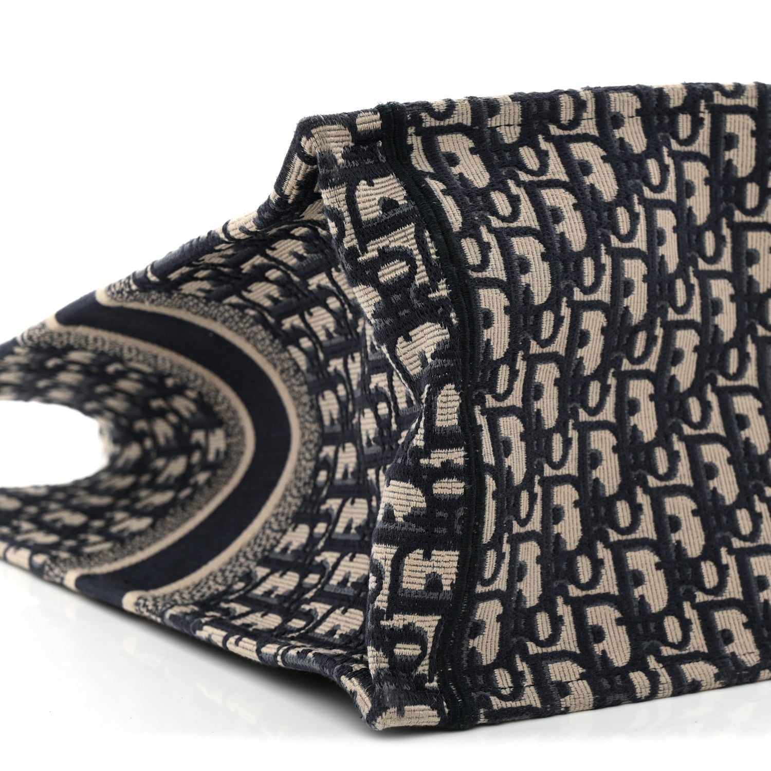 Oblique Large Book Tote Blue Multicolor
