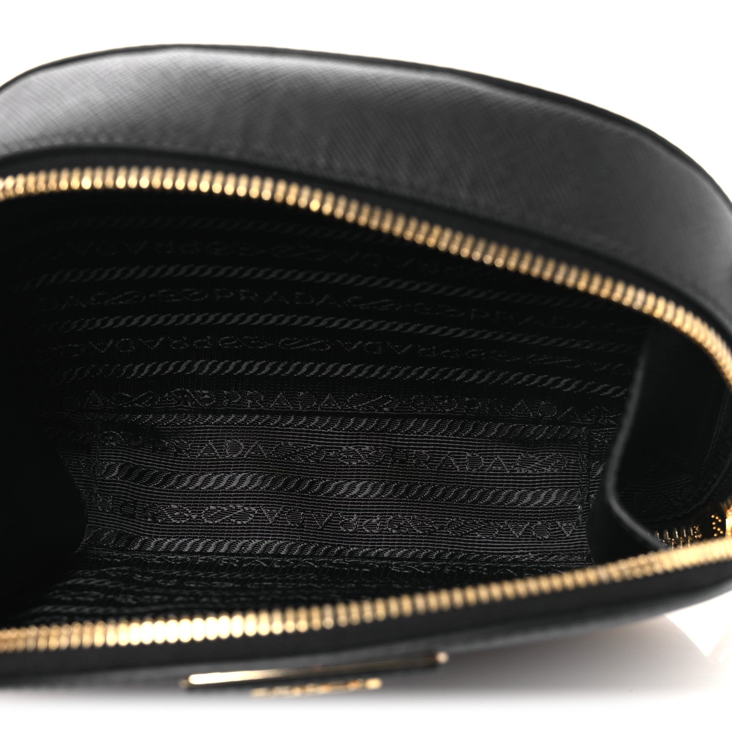 Saffiano Lux Odette Belt Bag Black