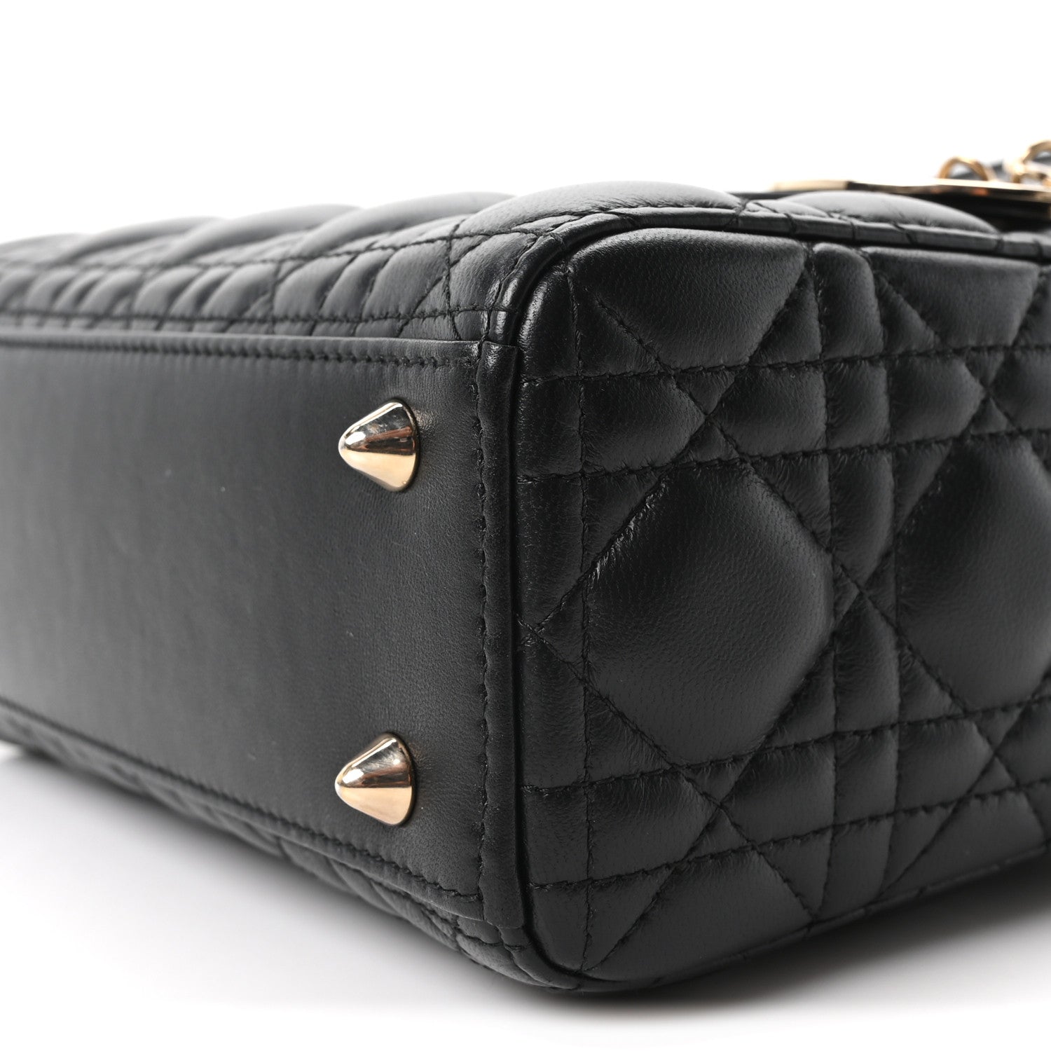 Lambskin Cannage Small My ABCDior Lady Dior Black