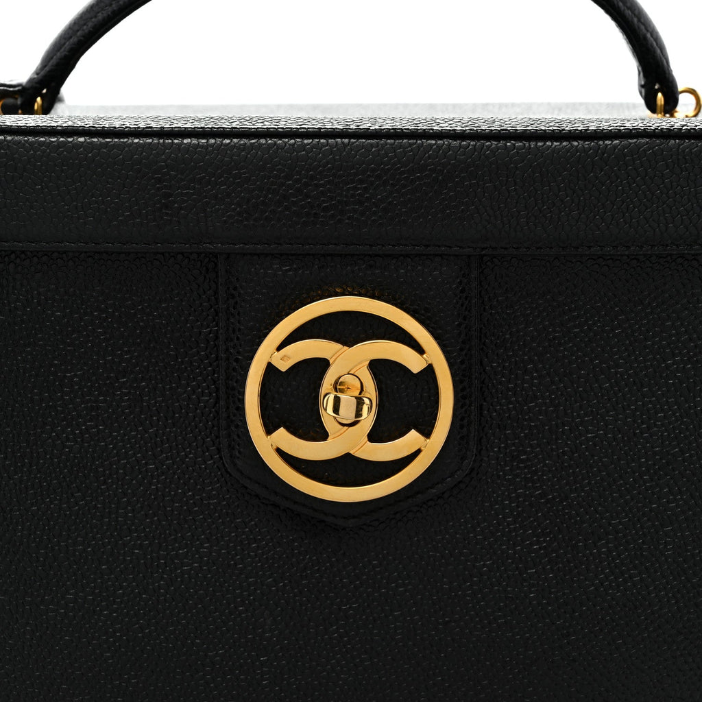 Caviar Vanity Train Case Black