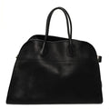 Polished Saddle Calfskin Soft Margaux 15 Black