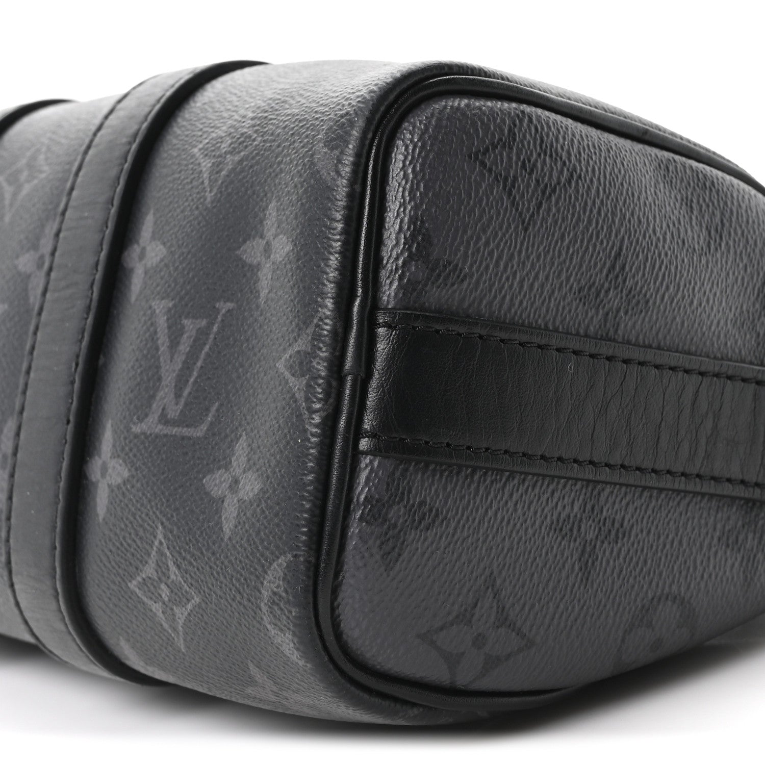 Reverse Monogram Eclipse Keepall XS Black