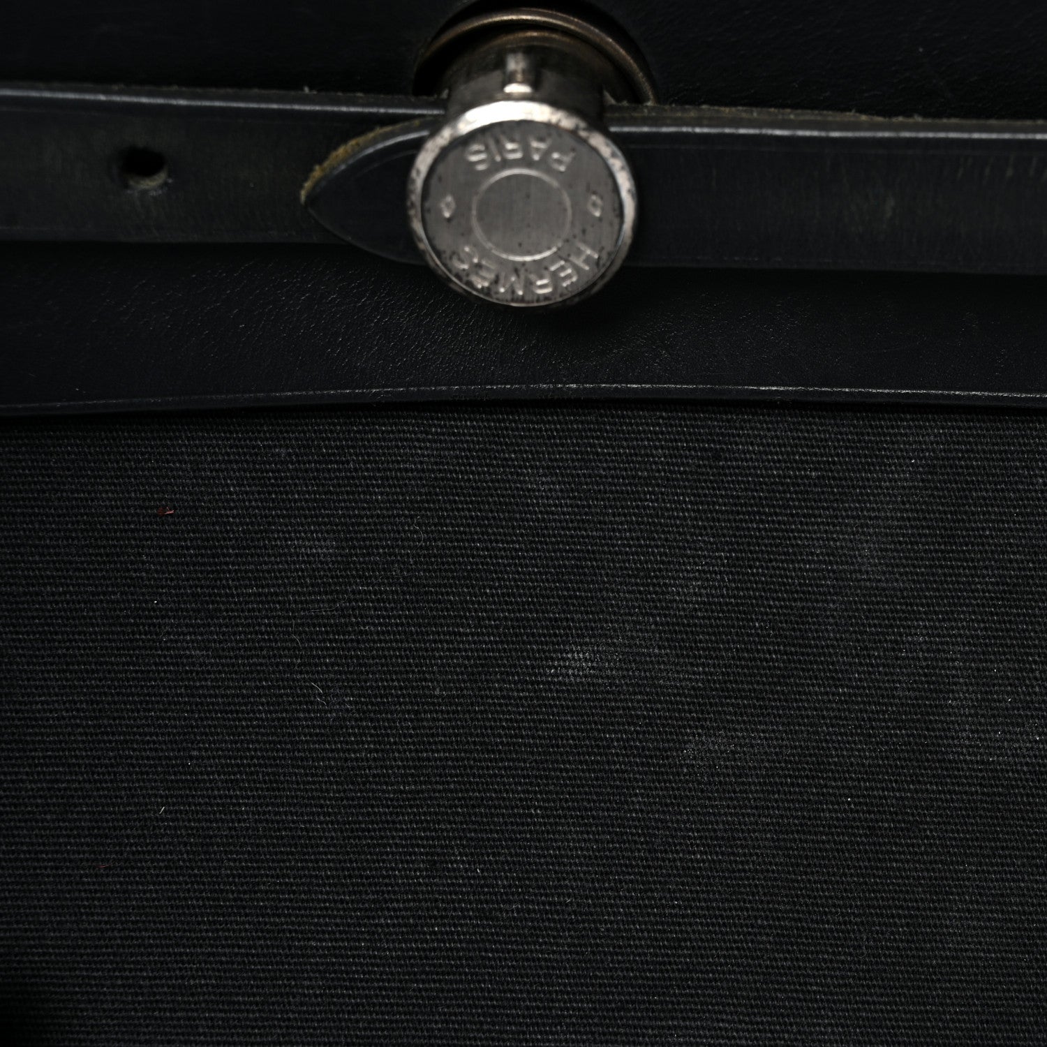 Toile Vache Calfskin Herbag 39 MM Black