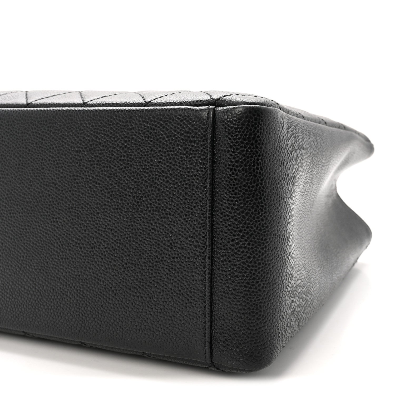 Caviar Quilted Grand Shopping Tote GST Black