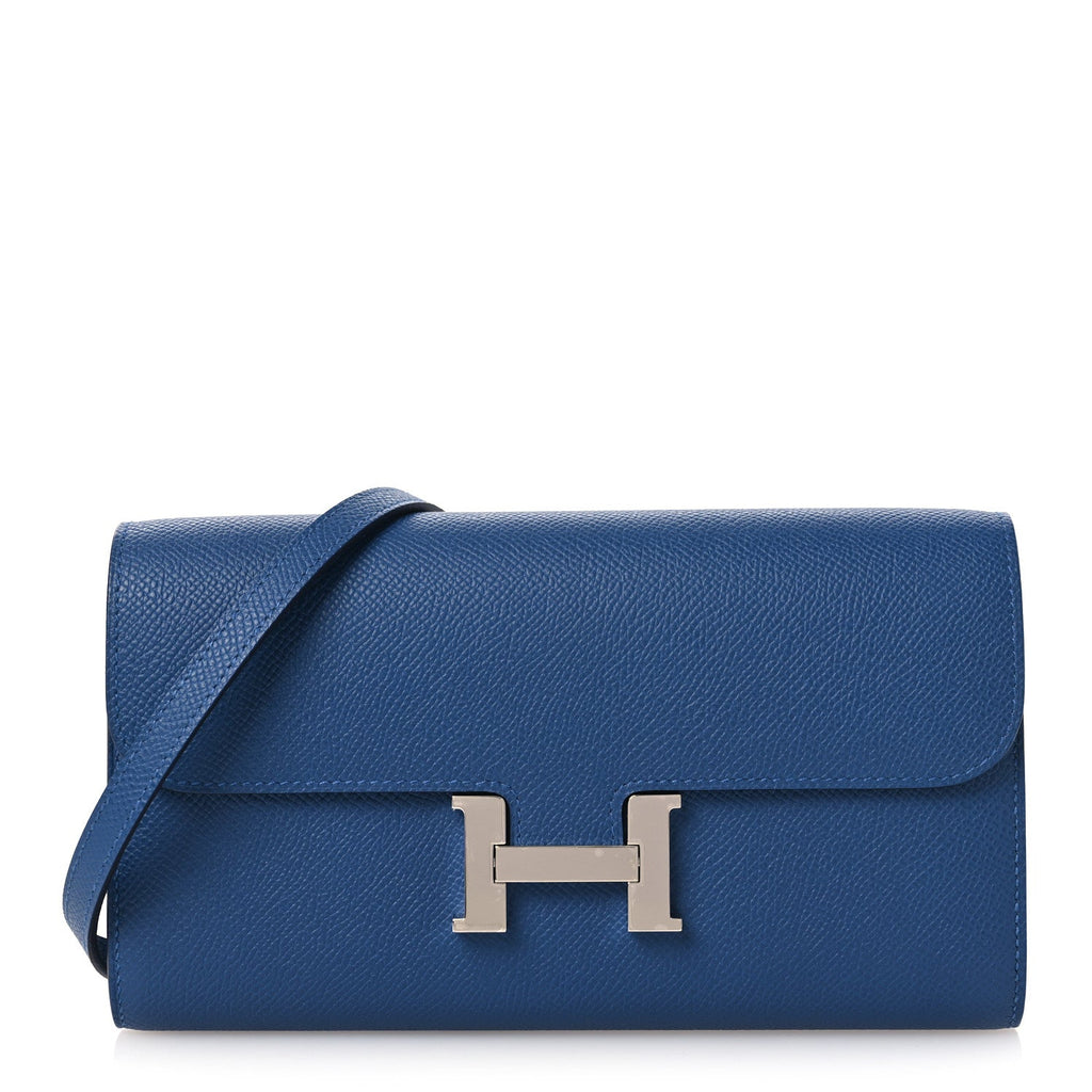 Epsom Constance Long To Go Wallet Bleu Tie