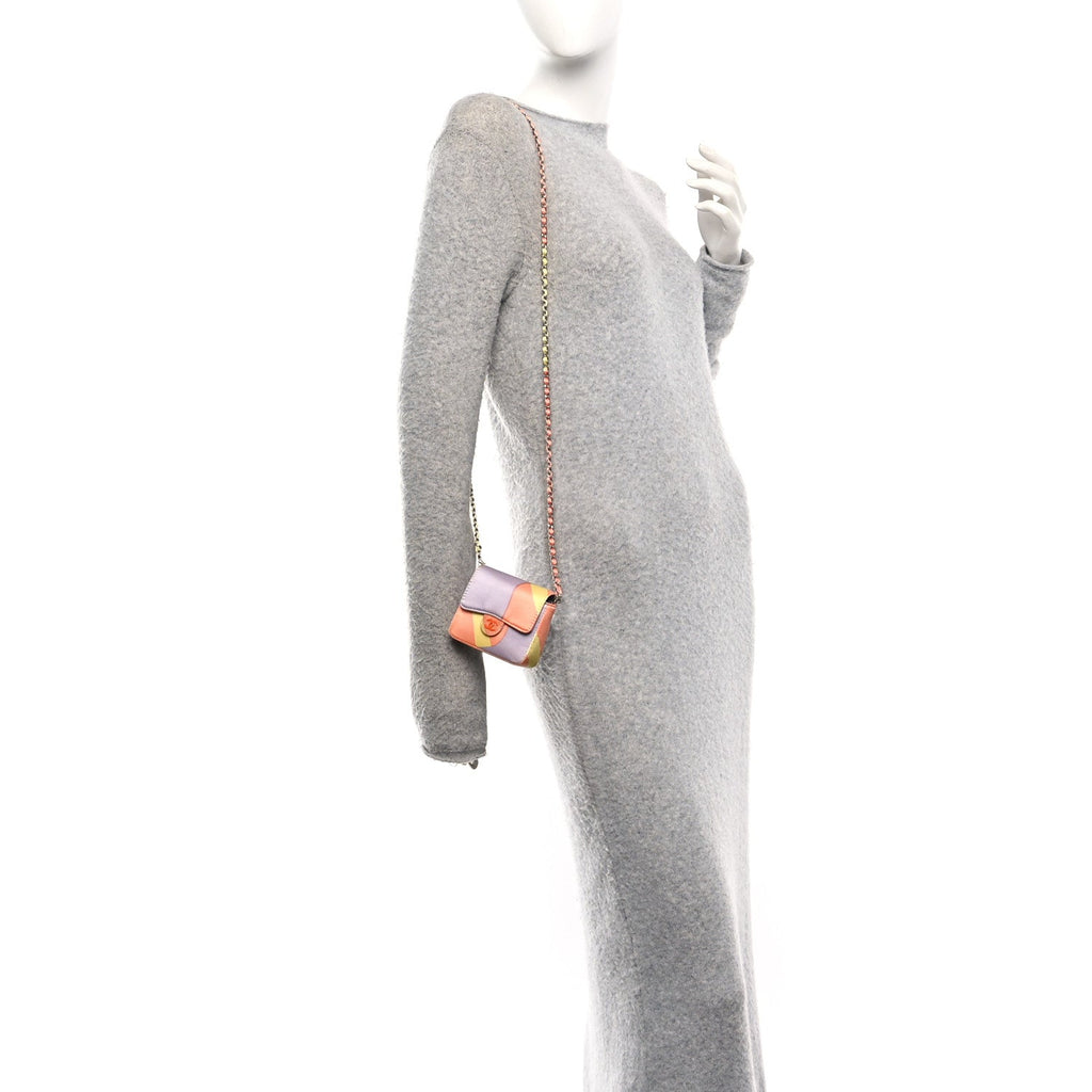 Satin Convertible Micro Flap Multicolor