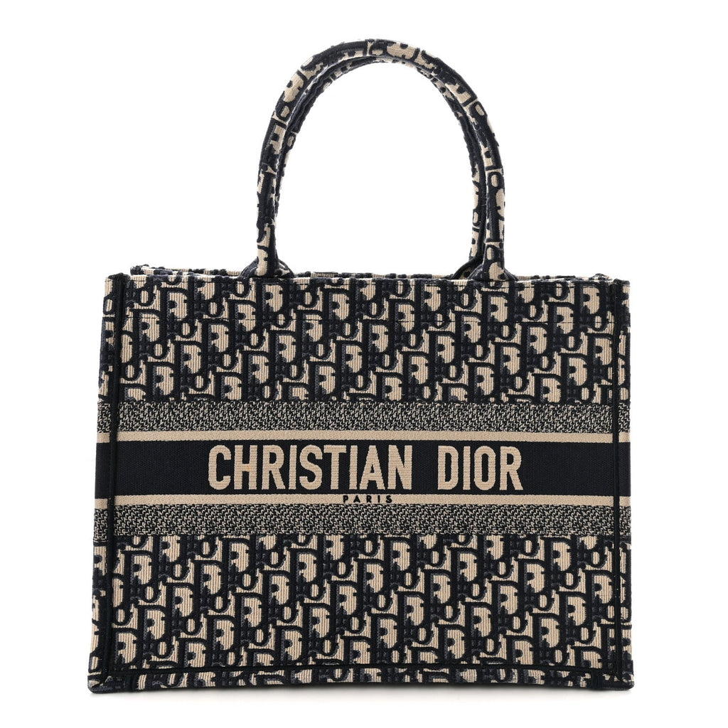 Oblique Medium Book Tote Blue Multicolor