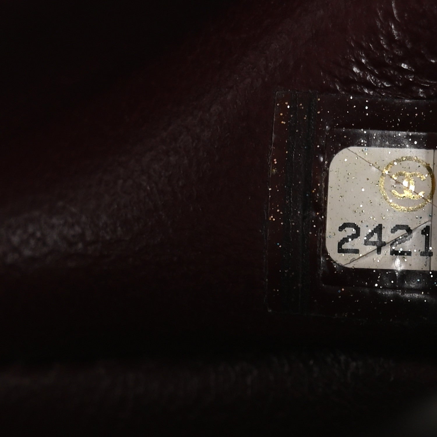Calfskin Quilted Rock The Corner Flap Black